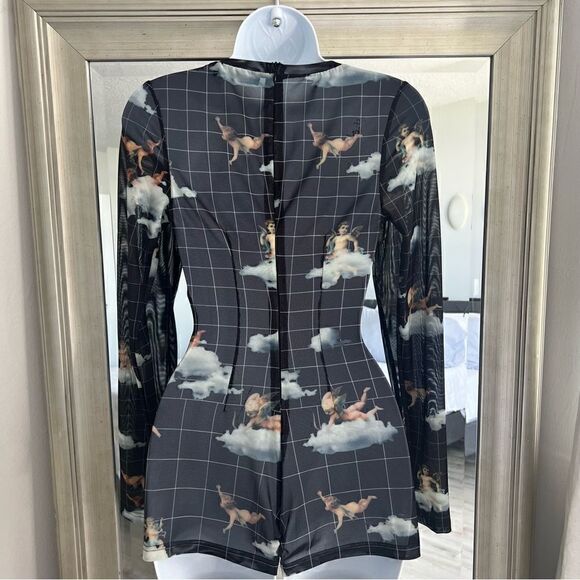 SHANE JUSTIN Fashion Gawd Green Jumpsuit Size XS. - Picture 5 of 7